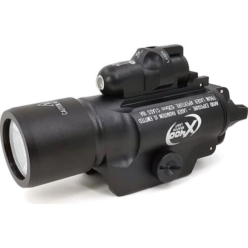 SOTAC-GEAR Tactical X400 Red Laser Sight Light Gun Flashlight LED White Light / Red Laser / Laser Combo Flashlight for Hunting