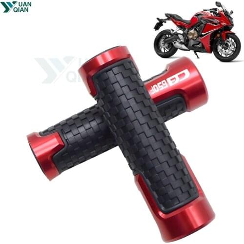 Universal 7/8"Motorcycle Accessories Aluminum Handle Bar Handlebar Hand Grips For honda cb650f cb 650F 650 2014 2015 2016 2017