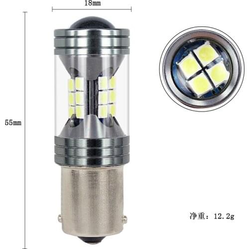1 PCS 1156 BA15S 1157 H7 H8 7440 7443 9005 9006 3156 3157 P21W Auto 3030 22 SMD Bulbs LED Car Fog Light Daytime Running Lamp 12V