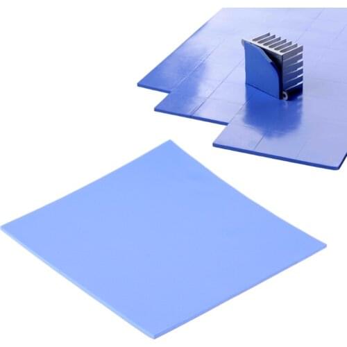 100x100x2mm CPU Thermal Silicone Heatsink Pad Cooling Conductive Pads Cooler X6HA