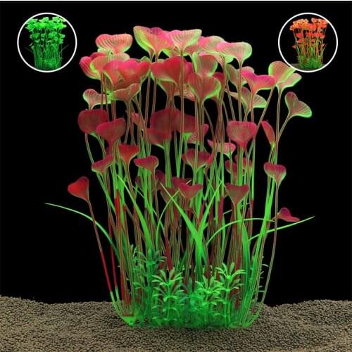 2021 New Fish Tank Decorative Aquarium Landscaping Simulation Water Plant False Water Plant Plastic Water Plant Ornament Seaweed