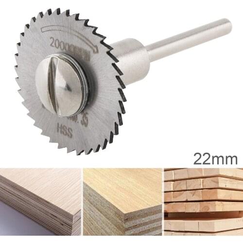 22mm 25mm 32mm HSS High Speed Steel Cutting Tool Mandrel Disc Blade Mini Circular Saw Blade with Connecting Rod