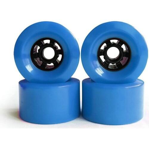4pcs 90*52mm 82A Longboard Wheels PU Skateboard Wheels Big Soft PU Wheels