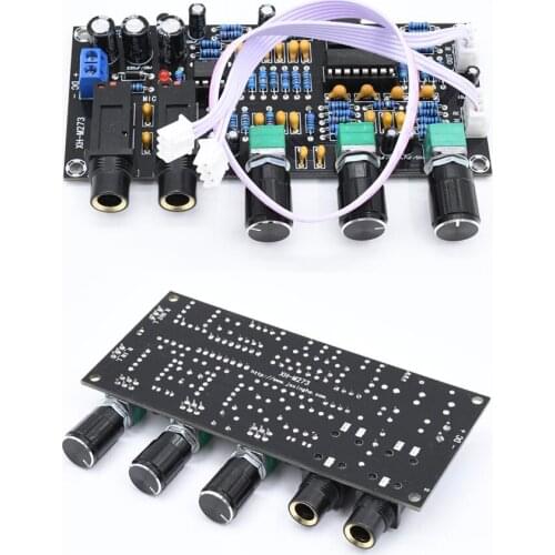 DC 12V 24V PT2399 Digital Microphone Amplifier Board Reverberation Karaoke OK Reverb Amplifier NE5532 Pre-amplifier Tone Board