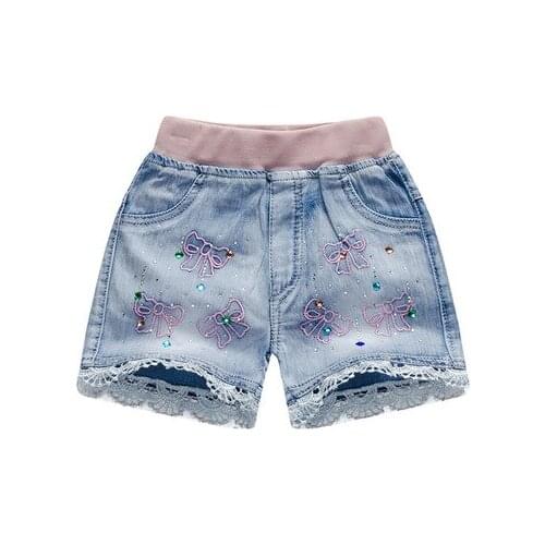 Girl jeans shorts south Korean version of girl jeans hot pants 2020 hot seller girl shorts