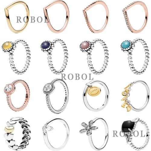 JZ0013 Original High Quality Boutique 925 Sterling Silver Ring Wedding Anniversary Gift A Variety of Options Free Shipping