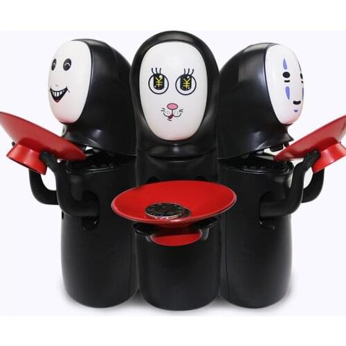 No-face Man Funny Money Box Spirited Away Coin Bank Special Children Musical Eat Coins Safe Money Electronic Cartoon Piggy Bank