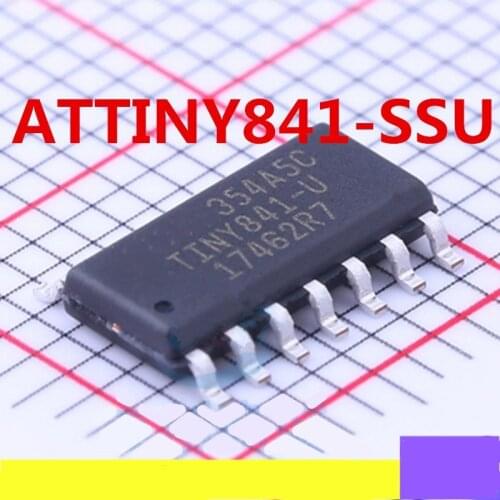 10piece~20piece/LOT ATTINY841-SSU SOIC-14 Microcontroller chip NEW Original In stock