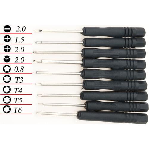 1pcs Mini Screwdriver 2.0+,2.0-,1.5+,2.0Y,T3,T4,T5,T6,0.8 Torx,Screw Driver Home DIY Hand Repair Tools
