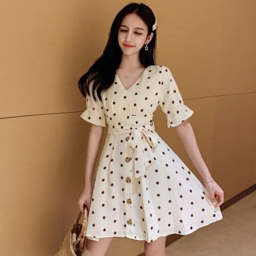 Muyoms Summer Polka Dot Dresses