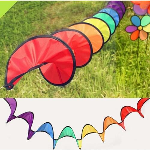 Tent Rainbow Spinner Colorful Rope Camping Decoration Rainbow Foldable Wind Spinner Outdoor Shelter Tent Accessories