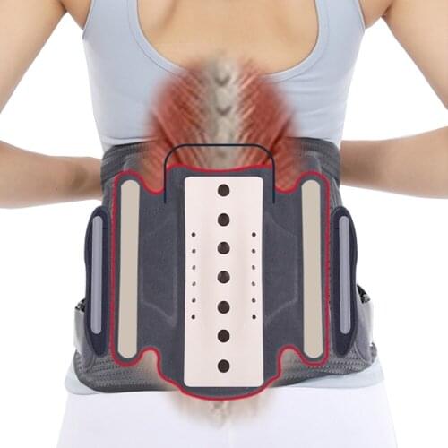 Adjustable Neoprene Alloy Bone Lumbar Support Belt Pain Relief Lower Back Brace Belt Waist Protection Orthopedic Disc Herniation