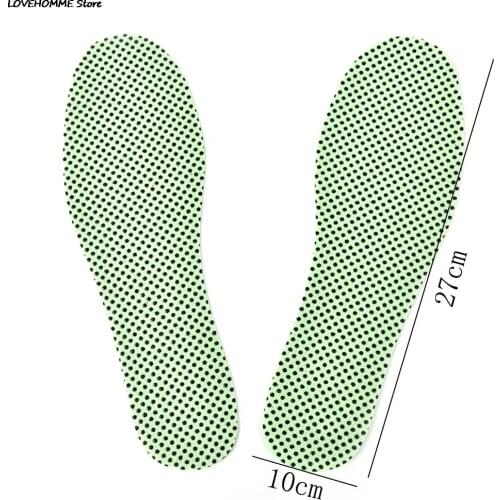 Self-heating Insoles Natural Winter Soles For Footwear Heated Insoles Warm Therapy Reflexology Light Tourmaline Insoles