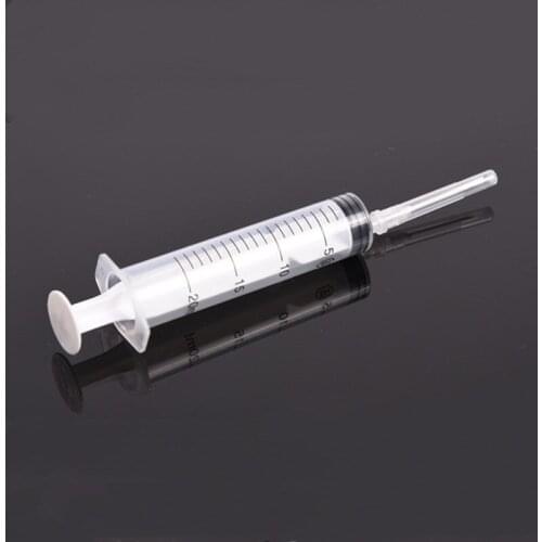 50 pcs 20 ml Syringes Plastic Sterile Syringe With Pointed Tip Needle And Storage Cap For Feeding child or pet