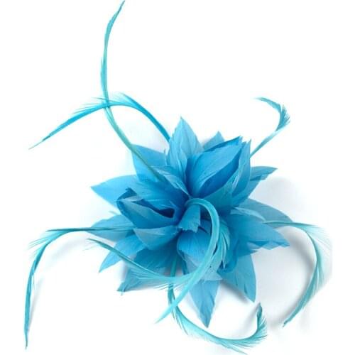 Bridal Hair Pins Clip Headdress Feathers Accessory / Straw Hats With Plume / Appliques / Flower Casual / Holiday Headpiece