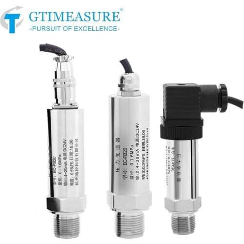 Smart Pressure Transmitter Water Liquid Oil Negative-100KPa-0-100MPa 4-20mA 0-5/10V 24VDC