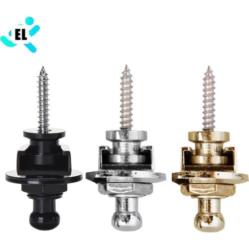 2 Pcs Guitar Strap Lock Botton Schaller Style Straplocks Electric Acoustic Guitar Bass Strap Locks