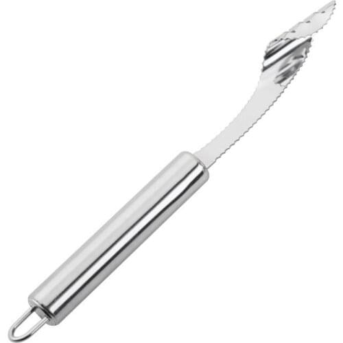 Pepper Corers Stainless Steel Serrated Seed Remover Kitchen Tool Vegetable Fruit Gadget Tools Cutter Slicer Chilli Tools