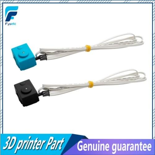 1 Set Caridge-Style V6 Heater Block + NTC 3950 Cartridge HT-NTC100K Thermistor 1M/2M + 0.4mm Nozzle + Silicone Sock V6 Kit