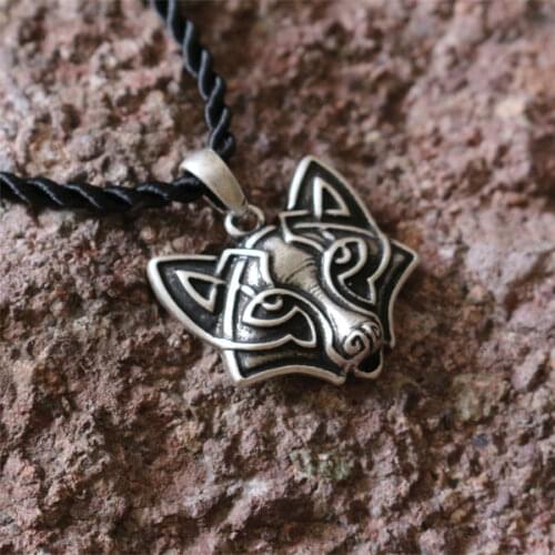 10pcs wholesale Ethnic Fox Pendant,handmade tribal fox,celt foxs head necklace animal amulet jewelry
