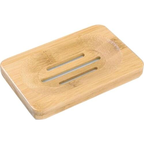 2pcs Dish Wood Soap Wooden Soap Case Holder for Bathroom Shower Kitchen Scrubber