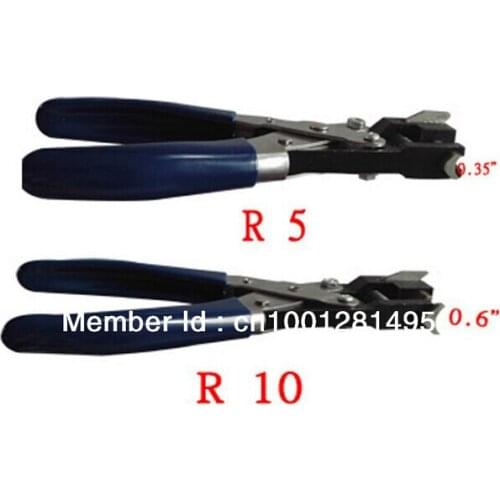 FAST delivery ! 2 pcs New R5 +R10 Hand Held ID Business Criedit PVC Paper Card Corner Rounder Punch Cutter Pliers