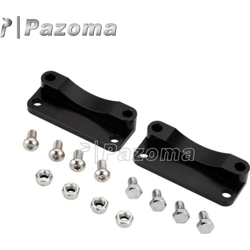 Black Motorcycle CNC 21" Front Fender Relocator Kit for Harley Flhrsei2 Dyna Touring FLHT FLHR 2003-2013 Motorcycle Accessories