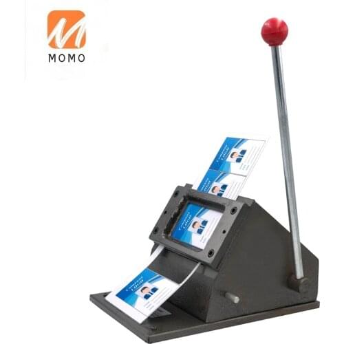 CR80 PVC Plastic ID Card Cutter Die Cutting Machine