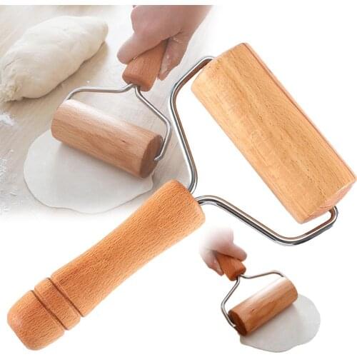 Wooden Rolling Pin, Hand Dough Roller for Pastry, Fondant, Cookie Dough, Chapati, Pasta, Bakery, Pizza. Kitchen tool