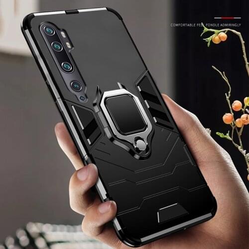 For Xiaomi Mi 10 Pro Note 10 A3 Lite Mi 9 Lite Mi9t Magnetic Car Phone Holder Cover Tpu+pc Bumper Case
