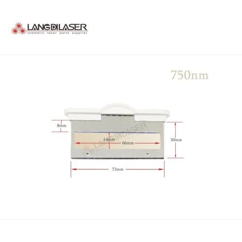 750nm ipl filter , window size : 68*15mm , for Chinese IPL handles ,IPL-Filter optical-filter all wavelength optional