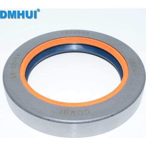 DMHUI brand Tractors differential shaft seal OEM 12001903B COMBI 65X92X14 or 65*92*14 NBR rubber TS 16949 ISO:9001:2008