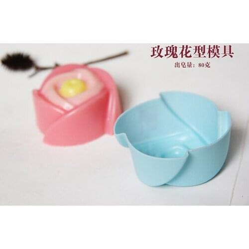 Handmade soap mold DIY rose flower baking mold Diameter 7CM
