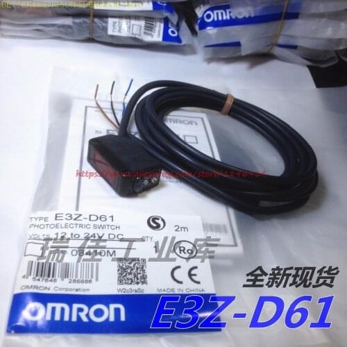 E3Z-D61 OMRON Photoelectric switch sensor DC12-24v NPN new original E3Z-R61 E3Z-D62 E3Z-D81 E3Z-R81 E3Z-D82