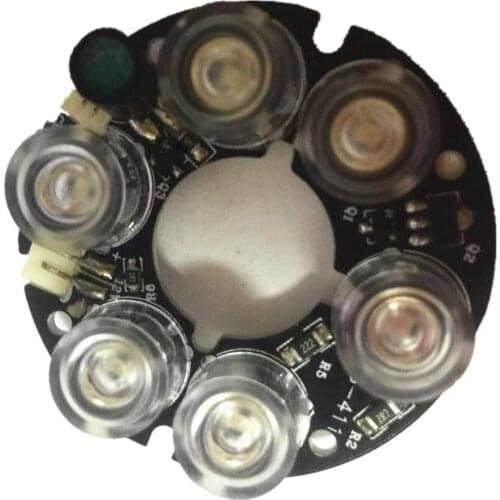 6-411 Array Infrared Illuminator IR LED Board Infrared Fill Light For DAHUA CCTV Security Camera Surveillance Accessory