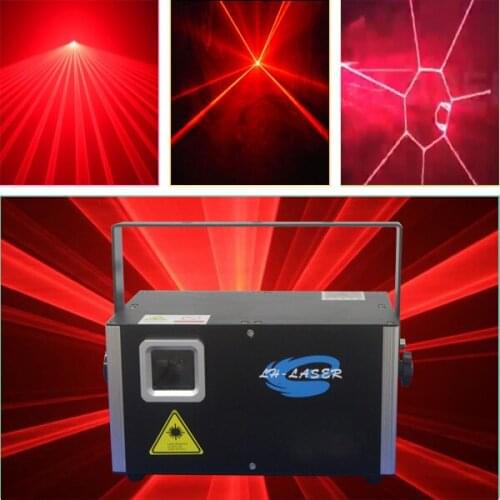 LH-SAR2000 Single Red 2W Laser Stage Lighting / Home Party DJ Disco Stage Lights Projector