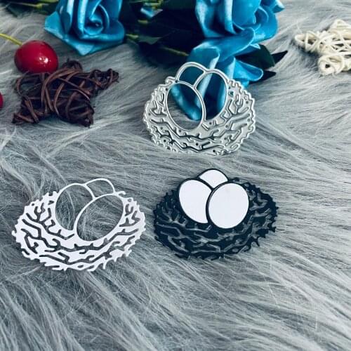 Bird nest egg metal cutting dies decoration Scrapbook knife mould blade punch stencils die cutter metal emnossing folder stamp