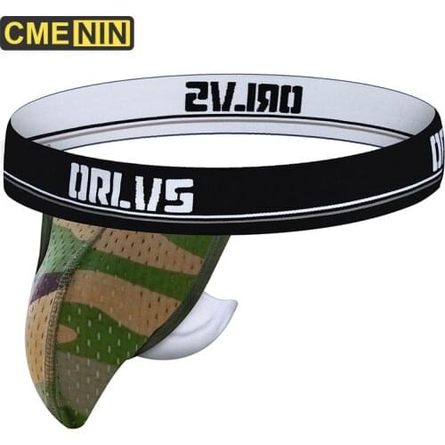 Men Sexy Gay Underwear G-String Male Bikini Jockstrap Mens Thongs Mesh Comfortable Thong Penis Pouch Cuecas Under Wear Men OR190