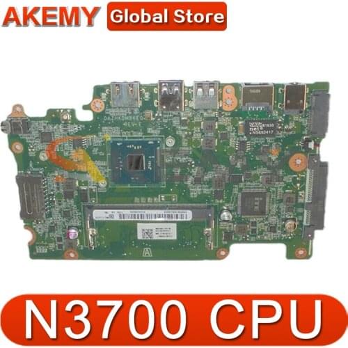 NBVB811001 Motherboard For Acer Aspire ES1-131 ZHKD Laptop mainboard DAZHKDMB6E0 DDR3 with N3700 CPU 100% Fully Tested
