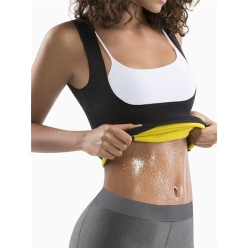 Neoprene Sweat Sauna Body Shapers Vest Waist Trainer Slimming Vest Shapewear Weight Loss Waist Shaper Corset