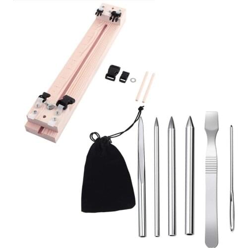 New 7 PCS Paracord Bracelet Knitting Tool Paracord Tool Paracord Jig DIY Wooden Paracord Braid