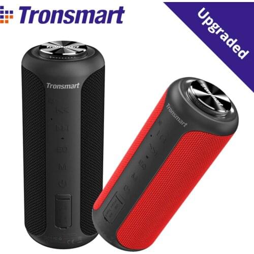 Tronsmart T6 Plus (Upgraded Edition) Bluetooth 5.0 Speaker Portable TWS Speaker IPX6 Column with NFC TF Card USB Flash Drive