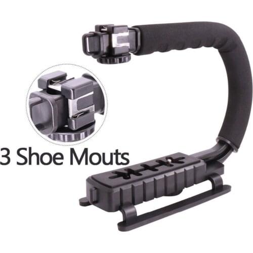 U-Grip Video Stabilizing Handle Grip Rig for Phone 7 Plus DSLR Camera Camcorder
