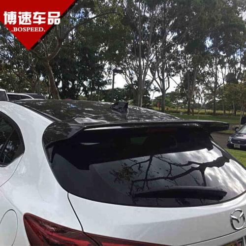 Fit for MAZDA 3 Axela carbon fiber rear spoiler rear wing