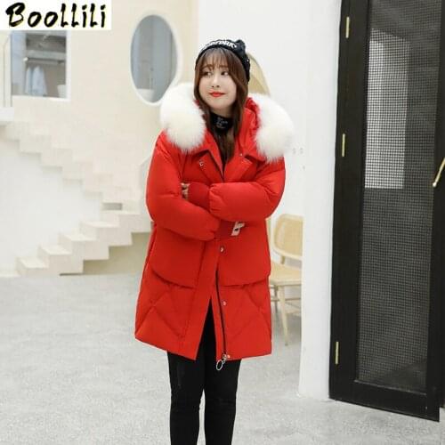 Boollili Jacket Women Plus Size White Duck Down Coat Winter Down Jacket Women Jacket Korean Puffer Jacket Casaco