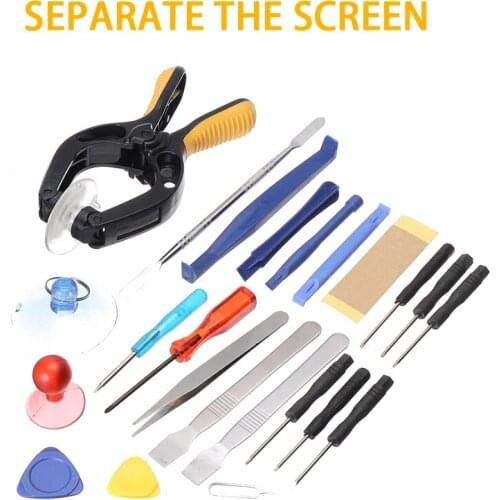 22 in1 Professional Cell Mobile Phone Screen Repair Tools Set Multi Smart Phone Screen Opening Useful DIY Repair Hand Tool Set
