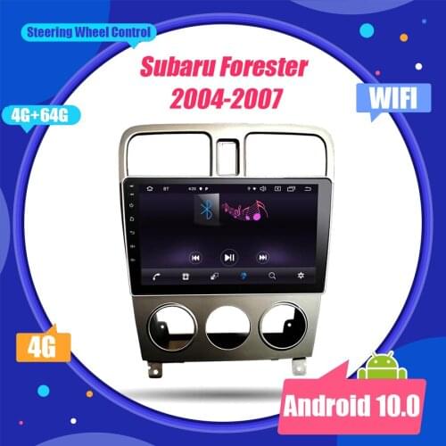 DSP 2.5D IPS Android 10.0 Car Radio Multimedia Video Player For Subaru Forester 2004-2007 Navigation GPS 2Din 4G+64G Head Unit