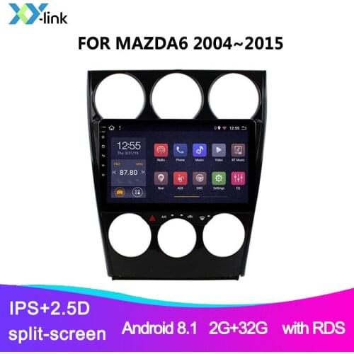Android 8.1 Car multimedia player GPS Glonass Navigation system for MAZDA 6 2004-2015 radio stereo accessories RDS BT no 2 din