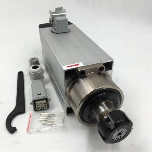 2.2KW Air Cooled CNC Spindle Motor ER25 220V 380V 18000rpm 4Bearings Milling Machine Tool Spindle