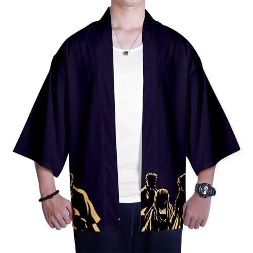 Popular Ghost Blade 3D Kimono Fashion Japanese Kimono Casual Cropped Sleeve Cardigan Summer Comfortable Demon Slayer Top